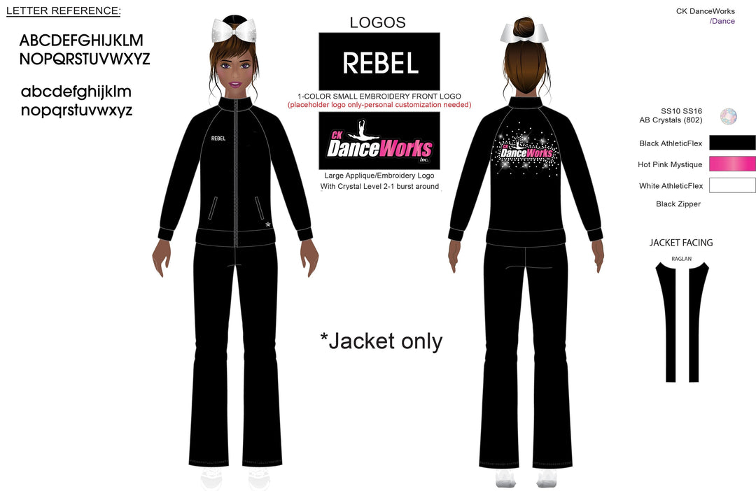 Rec Dance Jacket (personalization included)