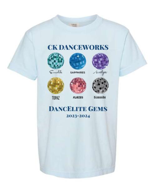 2023 Chambray DancElite Gems Adult T-Shirts - EXTRAS