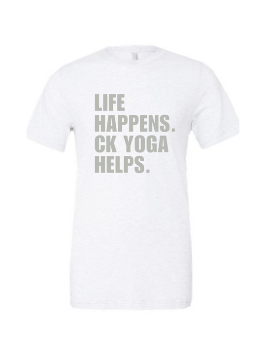 CK Yoga Life Happens T-Shirt